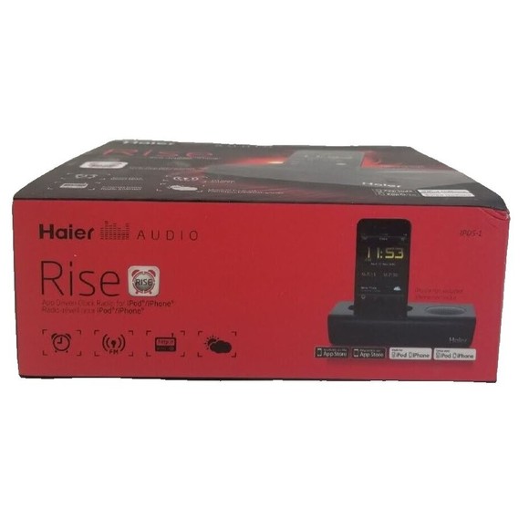 Haier Rise App Driven Clock Radio For iPod / iPhone - New - Picture 4 of 6